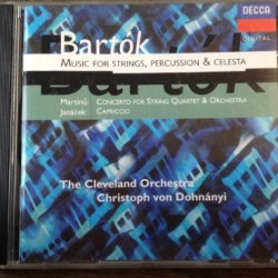 Bartok, Music for strings, Martinu, Janacek